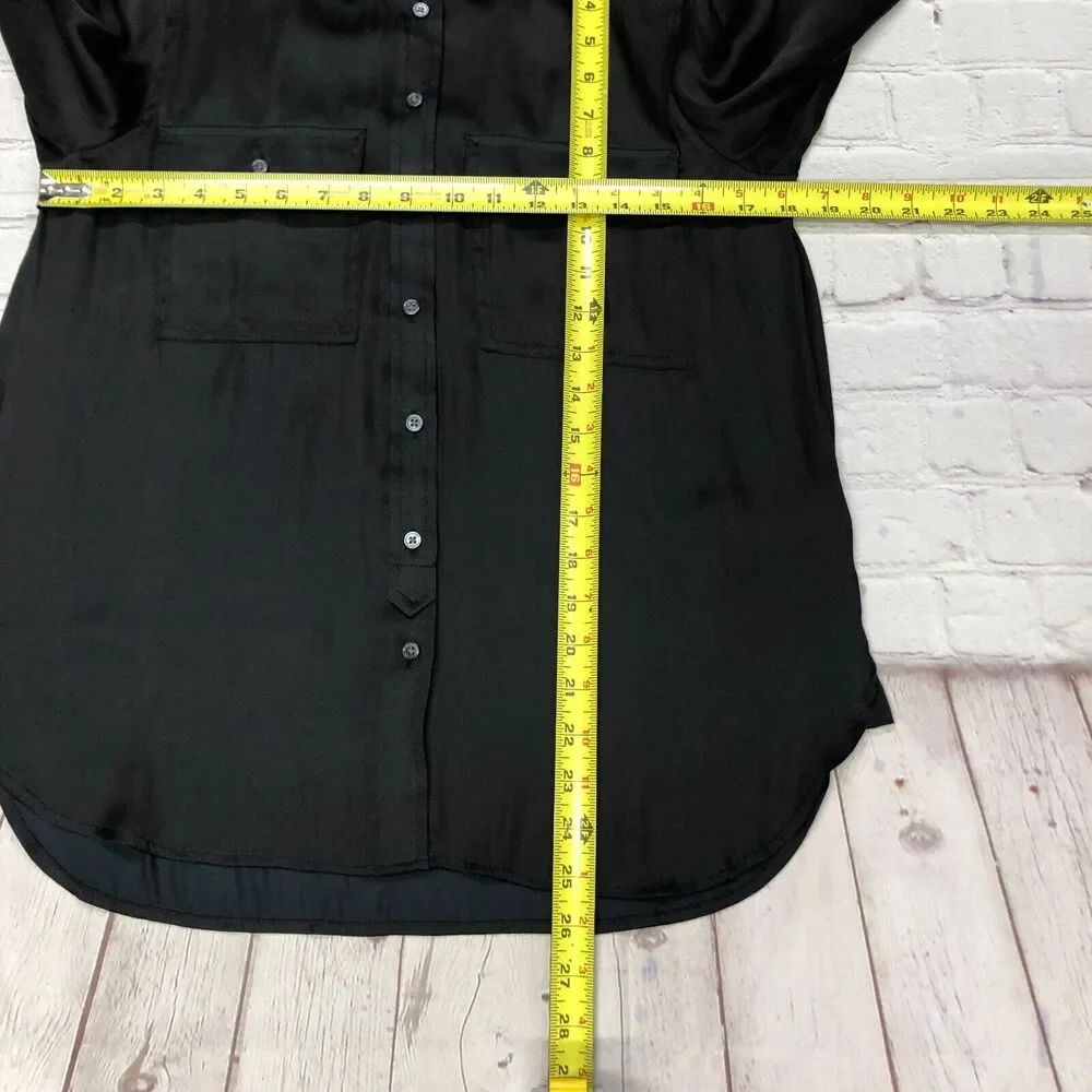 Banana Republic Black Button Down Shirt - Picture 3 of 14